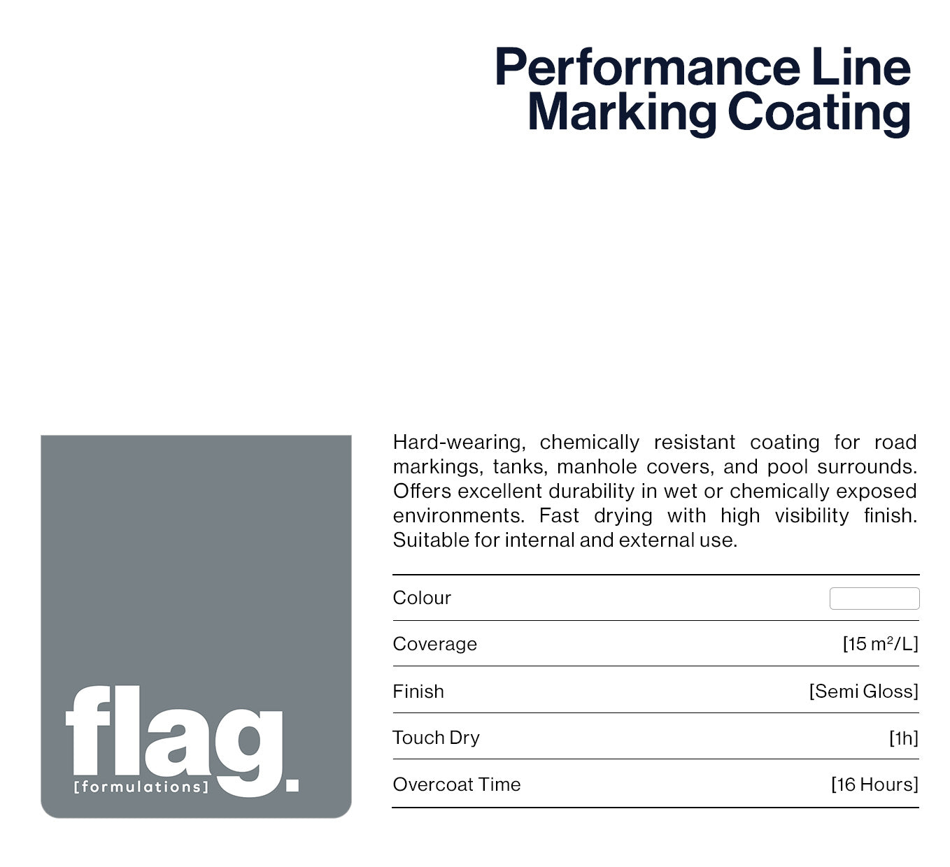 Performance Line Marking Coating