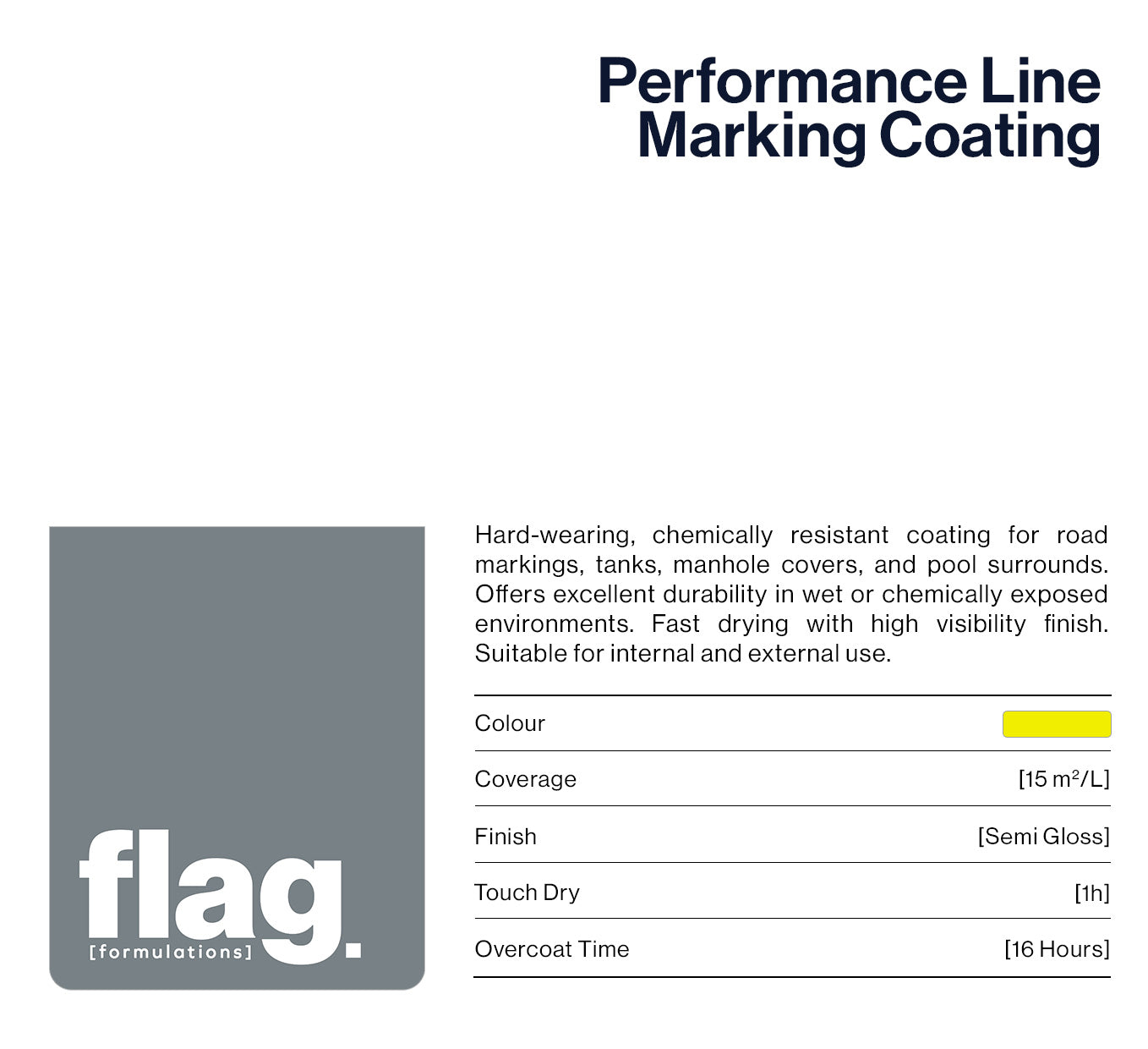 Performance Line Marking Coating
